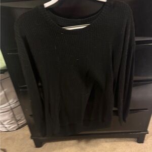 Black Crew Neck Sweater